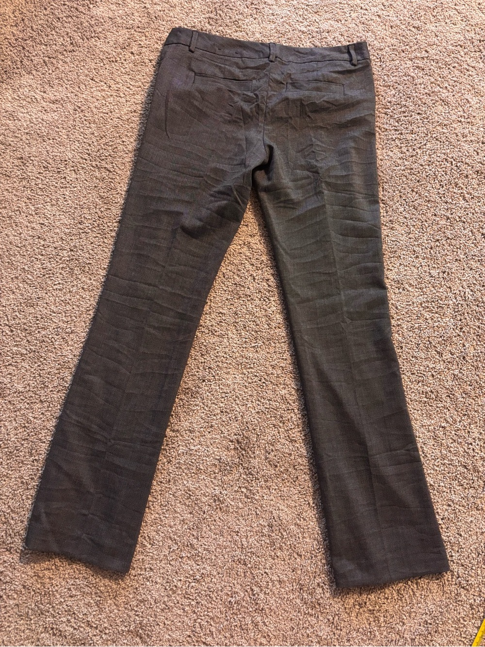 Express Columnist Women's Black w/ Small White Dots Bootcut Pants -8R - Picture 5 of 5